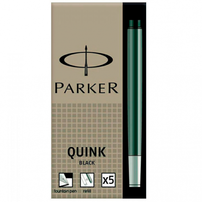Чернильный картридж PARKER ДЛЯ ПЕРЬЕВОЙ РУЧКИ, ЧЕРНЫЙ 1950382 Чернильный картридж PARKER ДЛЯ ПЕРЬЕВОЙ РУЧКИ, ЧЕРНЫЙ 1950382