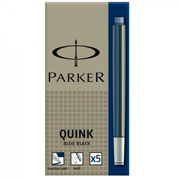 Чернильный картридж PARKER ДЛЯ ПЕРЬЕВОЙ РУЧКИ, ТЕМНО-СИНИЙ 1950385 Чернильный картридж PARKER ДЛЯ ПЕРЬЕВОЙ РУЧКИ, ТЕМНО-СИНИЙ 1950385