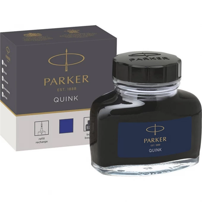Флакон чернил PARKER для перьевой ручки, чернила синего цвета CW1950376 Флакон чернил PARKER для перьевой ручки, чернила синего цвета CW1950376