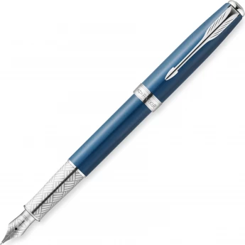 Ручка перьевая PARKER SONNET SE SECRET BLUE SHELL, F