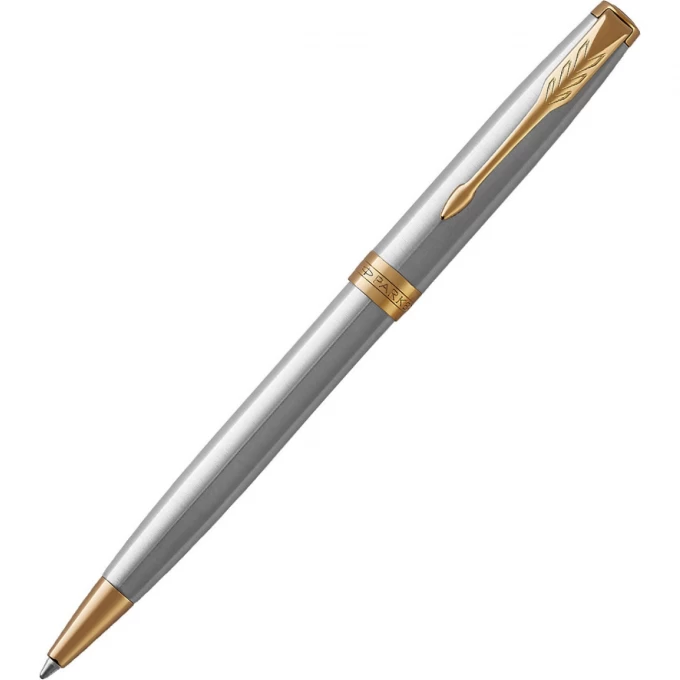 Шариковая ручка PARKER ESSENTIAL SONNET STAINLESS STEEL GT M RF1931507 Шариковая ручка PARKER ESSENTIAL SONNET STAINLESS STEEL GT M RF1931507